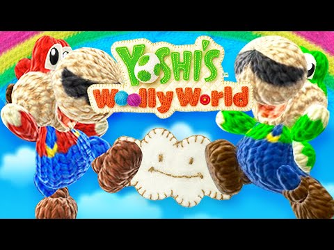 Yoshi's Woolly World - Complete Walkthrough (2 Player)