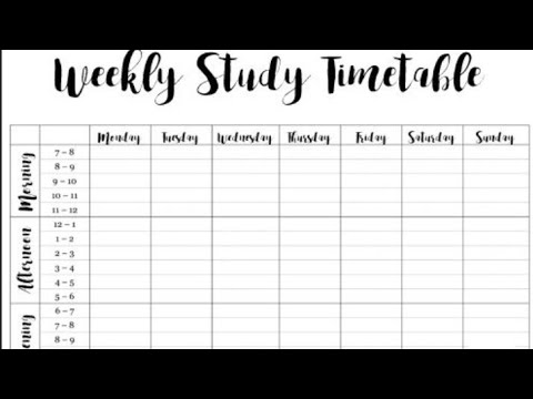 Let's plan to study in February with 2 minutes / make your own study timetable/My lifestyle