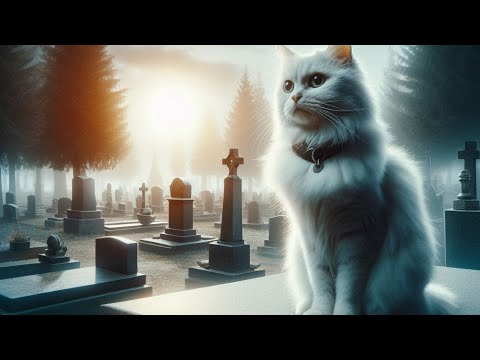 THE STRANGE CAT ON A GRAVE