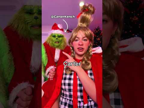 I DID SOMETHING CRAZY⁉️ @CarterKench *Grinch Makeup*