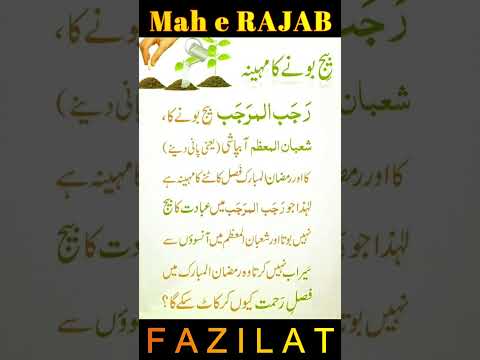 Mahe Rajab Ki Fazilat | Mahe Rajab Ka Wazifa | Mahe Rajab Ki Naat | Mahe Rajab Ki Dua | #shorts