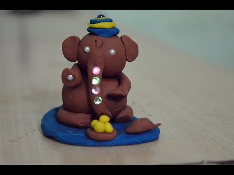 DIY easy and simple clay Ganesha at home at 0 rupees | play-doh | 2020 |how to prepare clay Ganesha