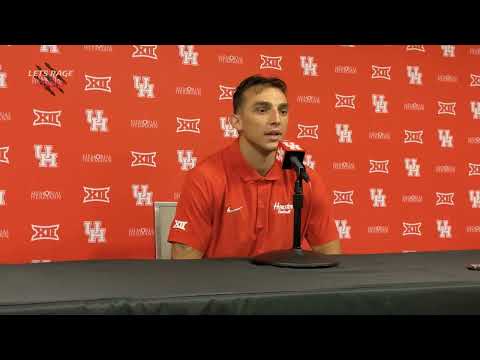 Houston Cougars receiver Joseph Manjack IV following loss to UNLV