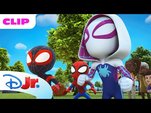 Marvel's Spidey and his Amazing Friends | Black Cat Wants to becomes a Tiger 🐯 | @disneyjr