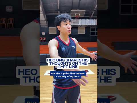 Heo Ung of Busan KCC Egis shares his thoughts on the PBA 4-point line!