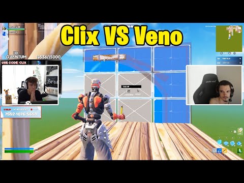 Clix Tries Edit On Release in 1v1 Buildfights Against Veno!