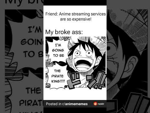 When broke people want to watch anime #anime #animememes #memes #shorts