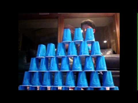 Making a Giant Cup Tower