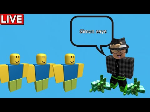 Roblox Live🔴  |  Simon says winner gets 100 robux!