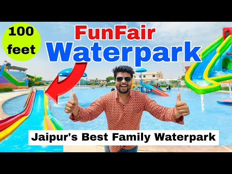 Funfair Waterpark Jaipur 🏝 | Unlimited Fun And Water Slides | Beat Waterpark in Jaipur 2024