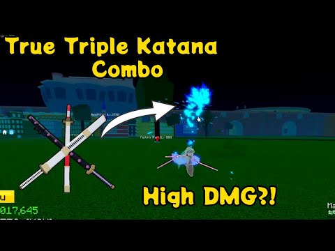 【Blox Fruit】 - Ep 108 |  True Triple Katana Combo - HIGH DMG！  | 柠檬 MengYt