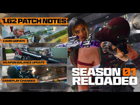 ALL Black Ops 6 Season 1 Reloaded Patch Notes (Camos Update, Gameplay Changes, & MORE) - Update 1.62