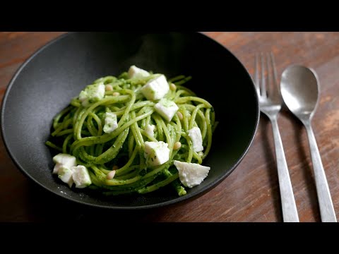 Pâtes aux épinards | wa's Cuisine