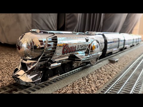 Coors Light Silver Bullet Love Train MTH O Scale and Haul from Trainworld