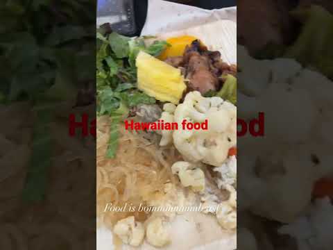 This food is from Honolulu at a luau. Was delicious! #food #travel #reels #youtubeshorts