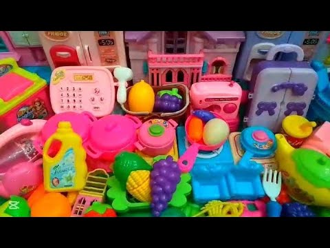 Satisfying Unboxing | Hello kitty cute tiny mini asmr kitchen set | #toys 💚