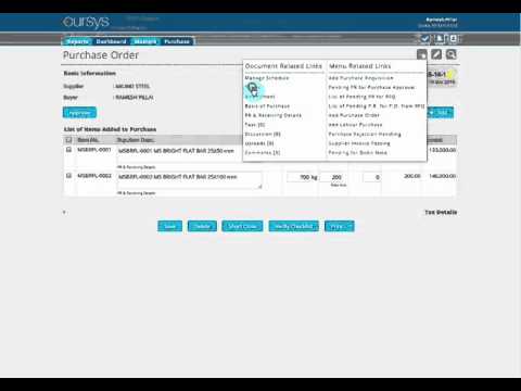 How to Amend Purchase Order for changes like Adding New Item, change in Rate or Terms