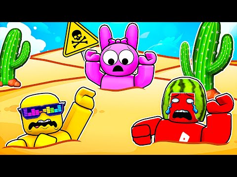 Can WE SAVE PINK SPRUNKI & ESCAPE ALL QUICKSAND TRAPS in Roblox? (Incredibox)