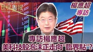 【楊應超專訪完整版】專訪楊應超 美科技股泡沫正走向"臨界點"?｜TVBS文茜的世界周報