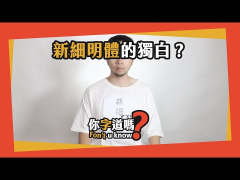 新細明體的獨白