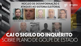 Cai o sigilo do inquérito sobre plano de golpe de Estado #g1 #JN #noticias