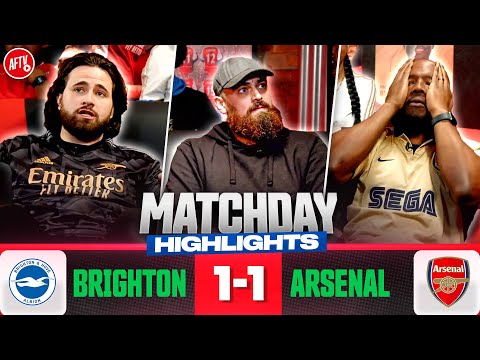 Arsenal Suffer BLOW In Title Race!  | Match Day Highlights | Brighton 1-1 Arsenal