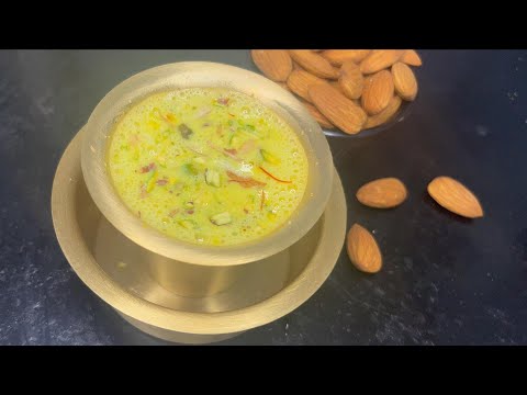 Homemade Instant Badam Milk Mix | The Perfect Energy-Boosting Drink | Kids Favorite Almond Milk