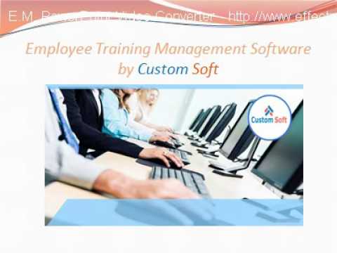 Employee Training Management Software by CustomSoft