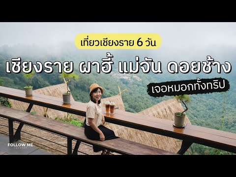 เที่ยวเชียงราย 6 วัน (2566) ดอยช้าง บ้านผาฮี้ ไร่ชาฉุยฟง ภูใจใส | คลิปยาว | Follow me เที่ยวไทย