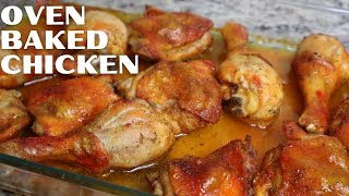 Oven Baked Chicken | Roasted Chicken | Baked Crispy Chicken Legs | Baked Chicken Thighs