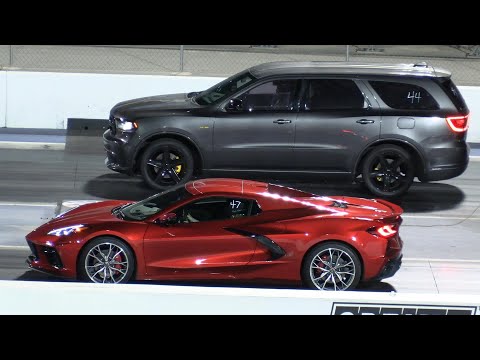 C8 Corvette vs Dodge Durango