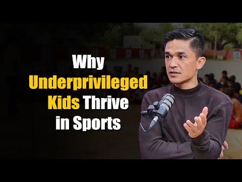 "जो भूख होती है...'' Sunil Chhetri Explains Why Underprivileged Kids Thrive in Sports