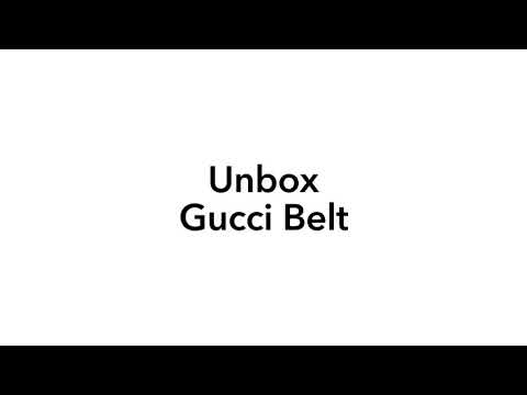 Unbox Gucci Belt