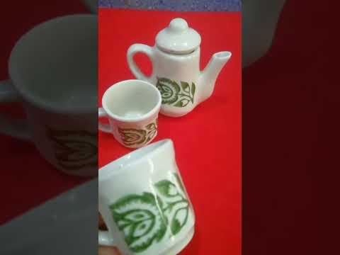 Diy unboxing Miniature tea set collection #miniature #shorts #teatimesnacks