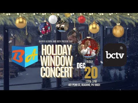 Barrio Alegria Holiday Window Concert 2024