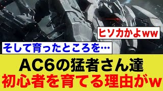 アーマードコア6の猛者さん、初心者を育てて…