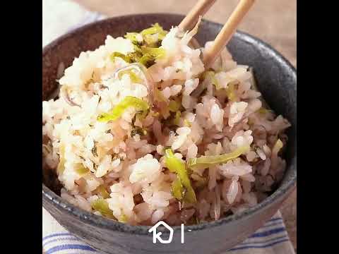 高菜と明太子の紅しょうが入り炊き込みご飯 作り方・レシピ   クラシル