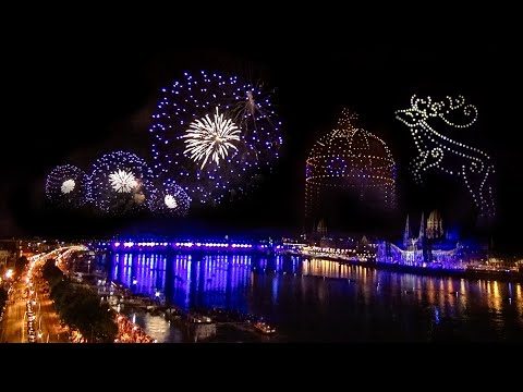 Spectacular Fireworks Display in Budapest on Saint Stephen's Day