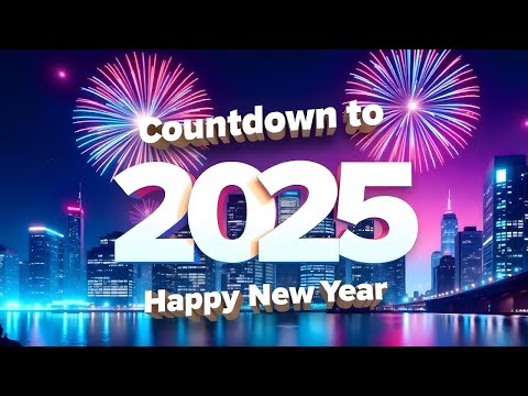 2025 NEW YEAR COUNTDOWN LET'S DISCO PARTY ALL NIGHT WELCOME 2025 DISCO REMIX