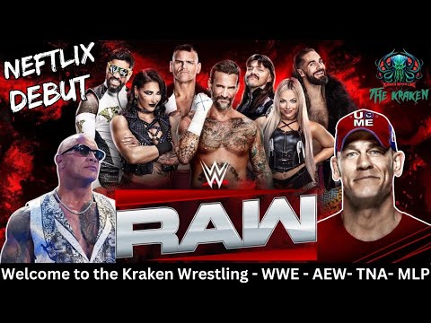 WWE RAW DEBUT ON NETFLIX. January 6th 2025 Shorts Feed  #wweraw #rawonnetflix #shorts