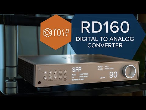 NEW HiFi Rose RD160 DAC at Audio Advice Live 2024! Hidden Screen and High-Precision OCXO Clock