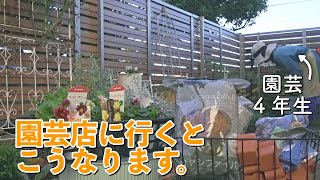 【幸せな散財】煩悩に溢れる園芸４年生、可愛いをカゴに詰めたらこうなりました｜宿根草の切り戻しと防寒対策｜小さな庭のガーデニング