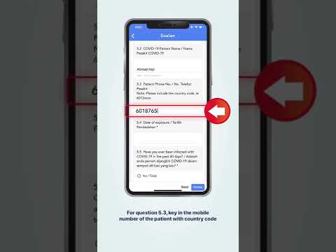 Siri Video Tutorial MySJ #3 - Cara kemaskini status kontak rapat