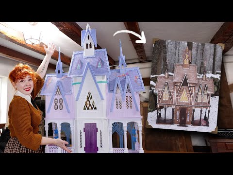 Turning this 5-FOOT Dollhouse into a Victorian Gingerbread House