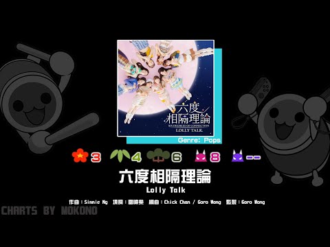 【太鼓】六度相隔理論 / Lolly Talk (☆3/4/6/8)【創作譜面2024】【OpenTaiko】