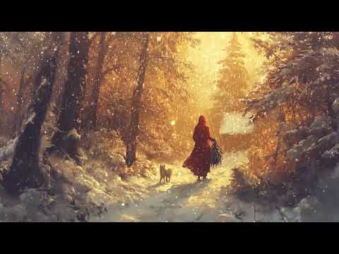 A Winter Journey ❄️ Peaceful Celtic Music in a Snowy Forest