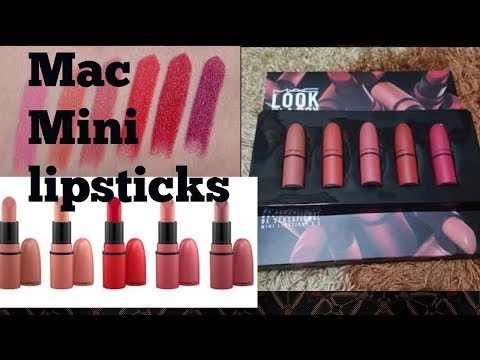 Mini MAC HAUL| lipsticks| Best for Asian Skin tone in Urdu\Hindi..