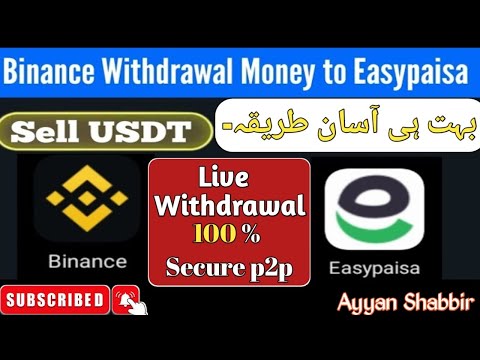 How to transfer money from binance to easypaisa / Binance withdrawal usdt to easypaisa in urdu 2024.