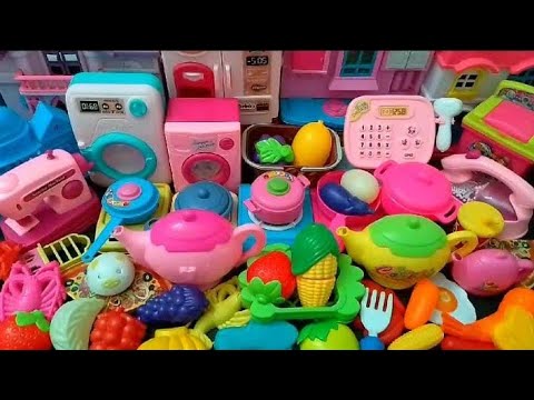 Satisfying with Unboxing | Modern hello kitty Sanrio kitchen Set | #asmr #toys 🌈