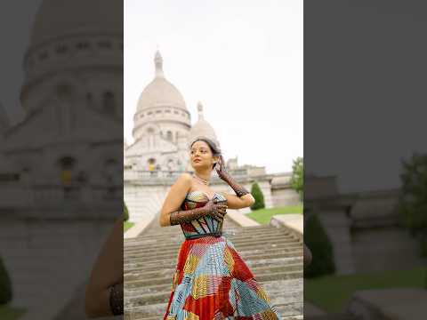 Ekdum Princess in PARIS😍✨Wearing a french designer? 😱#parisfashionweek #paris #dream #dress